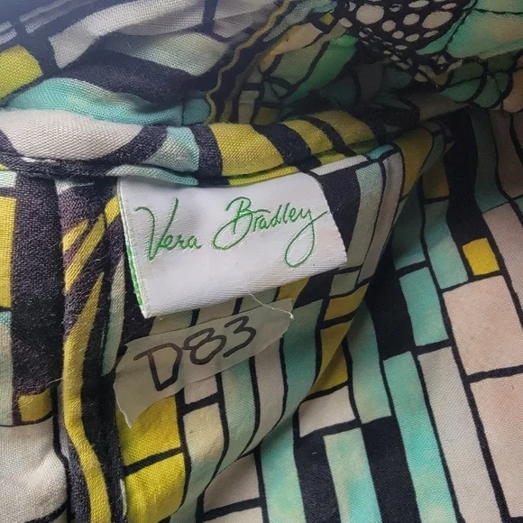 Vera Bradley Island Blooms laptop work travel school messenger bag - Picture 14 of 14